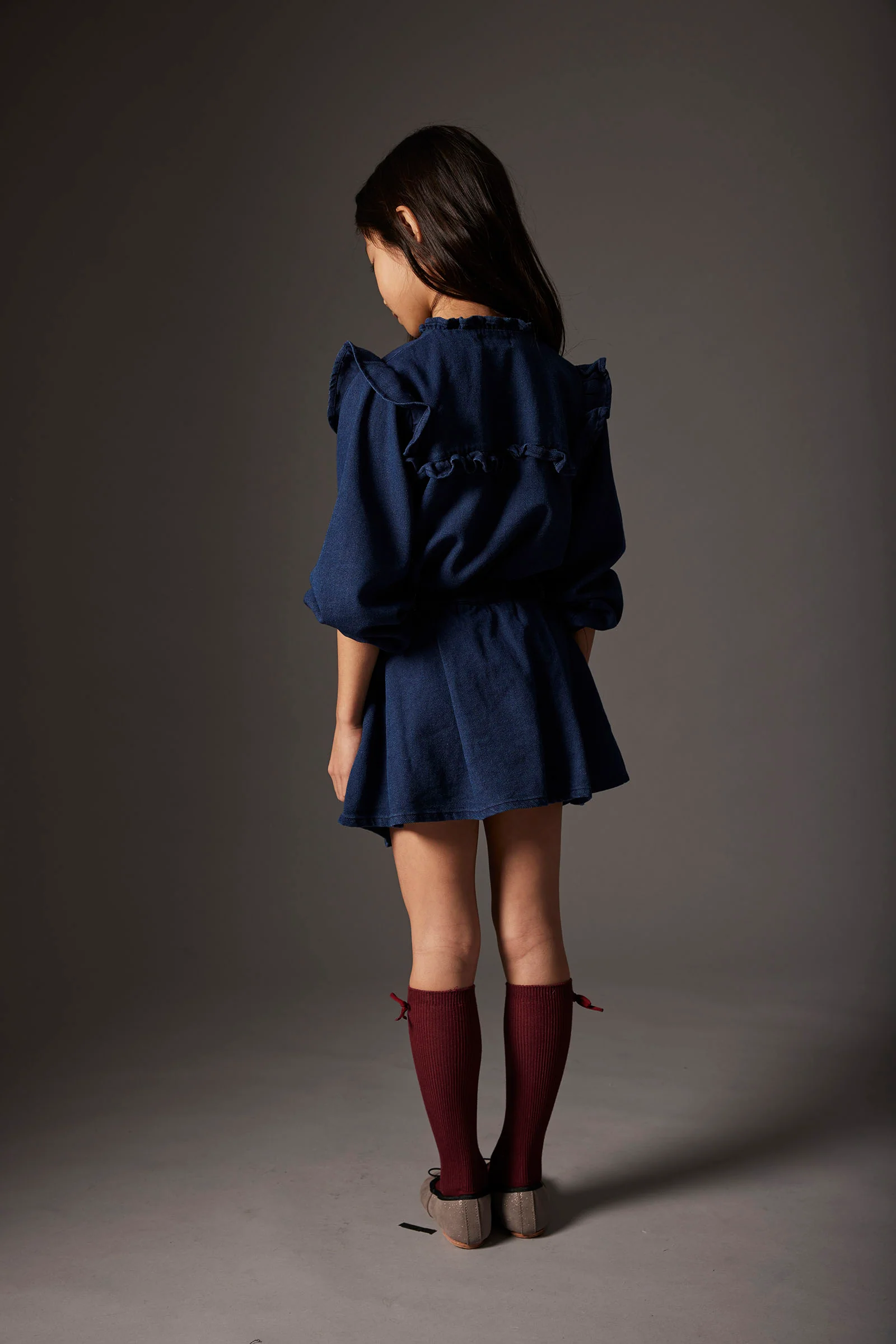 Dobby Denim Skirt - Bali - Image 4