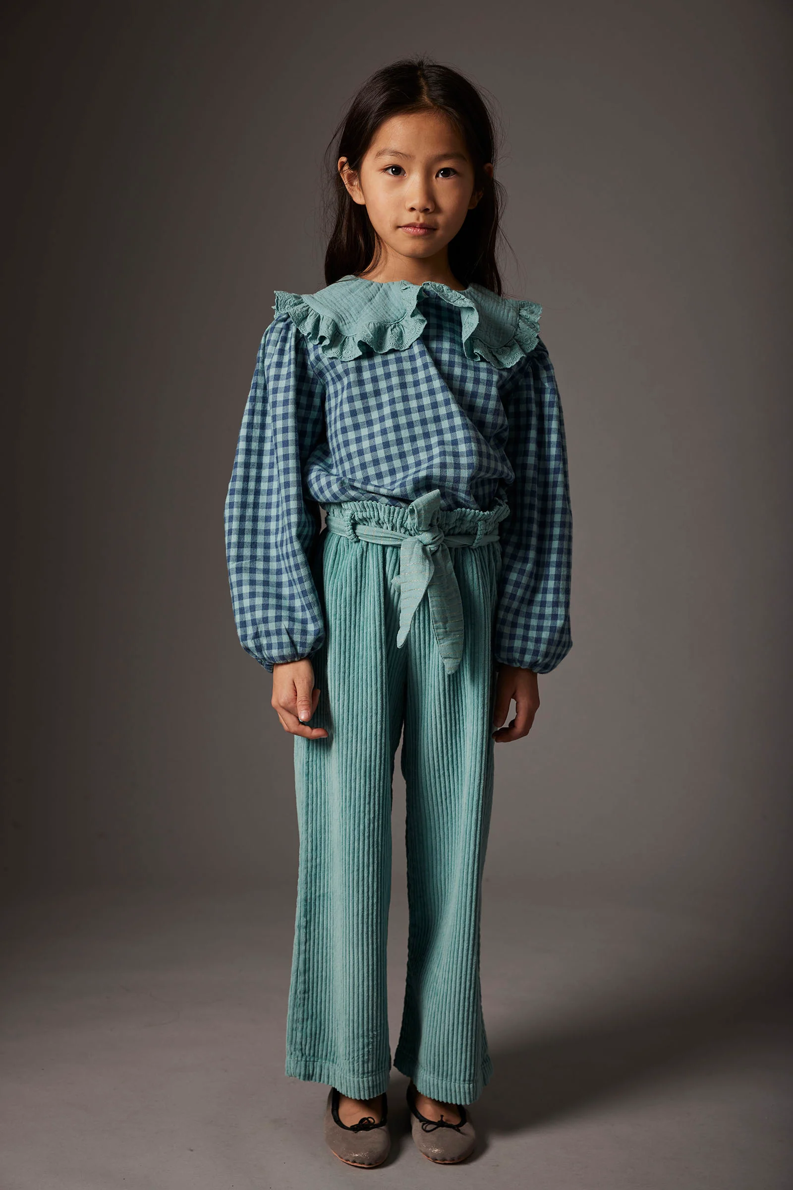 Organic Cotton Wide Corduroy Pants - Lima