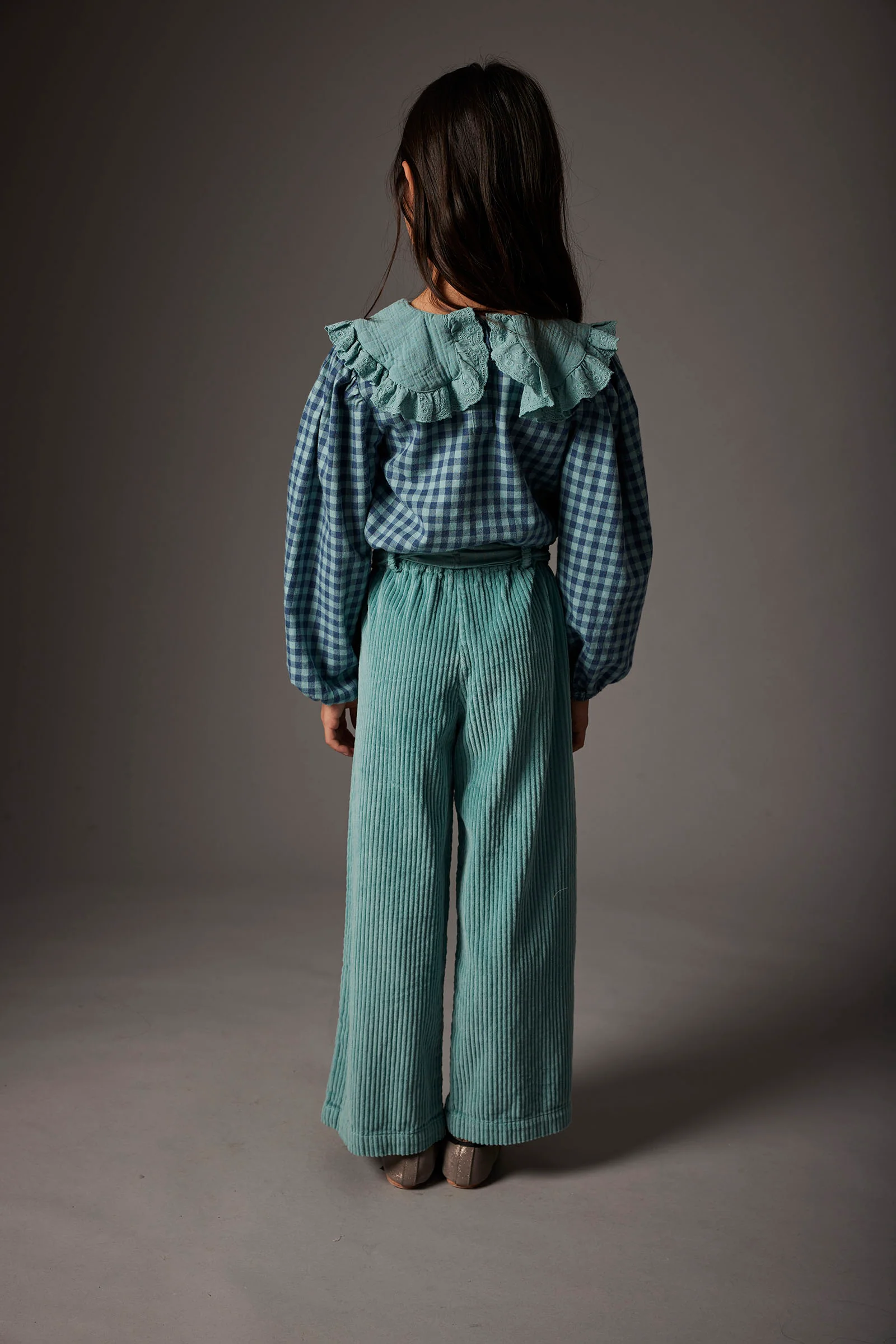 Organic Cotton Wide Corduroy Pants - Lima - Image 2