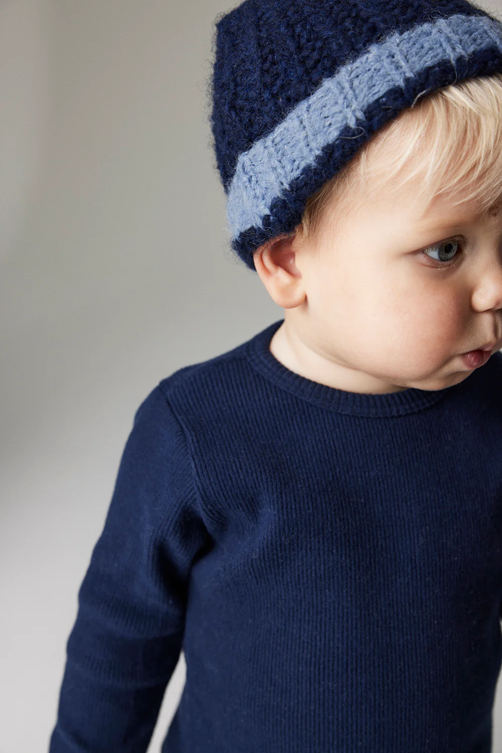 TRICOT COLORBLOCK BABY BEANIE