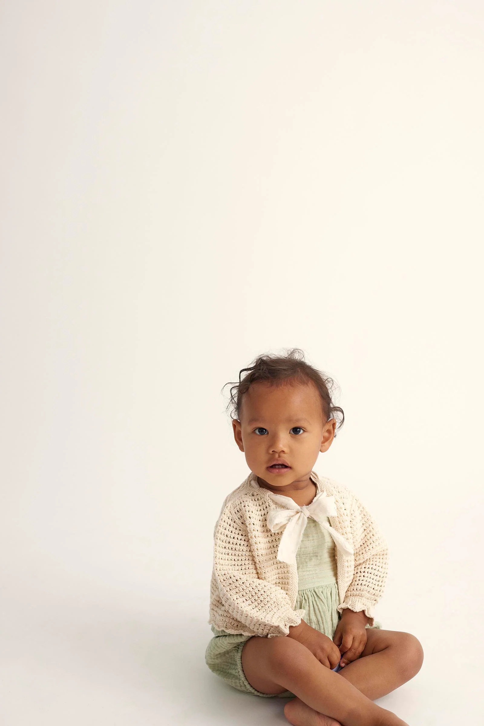 TRICOT COTTON BABY CARDIGAN - CASANDRA - Image 4