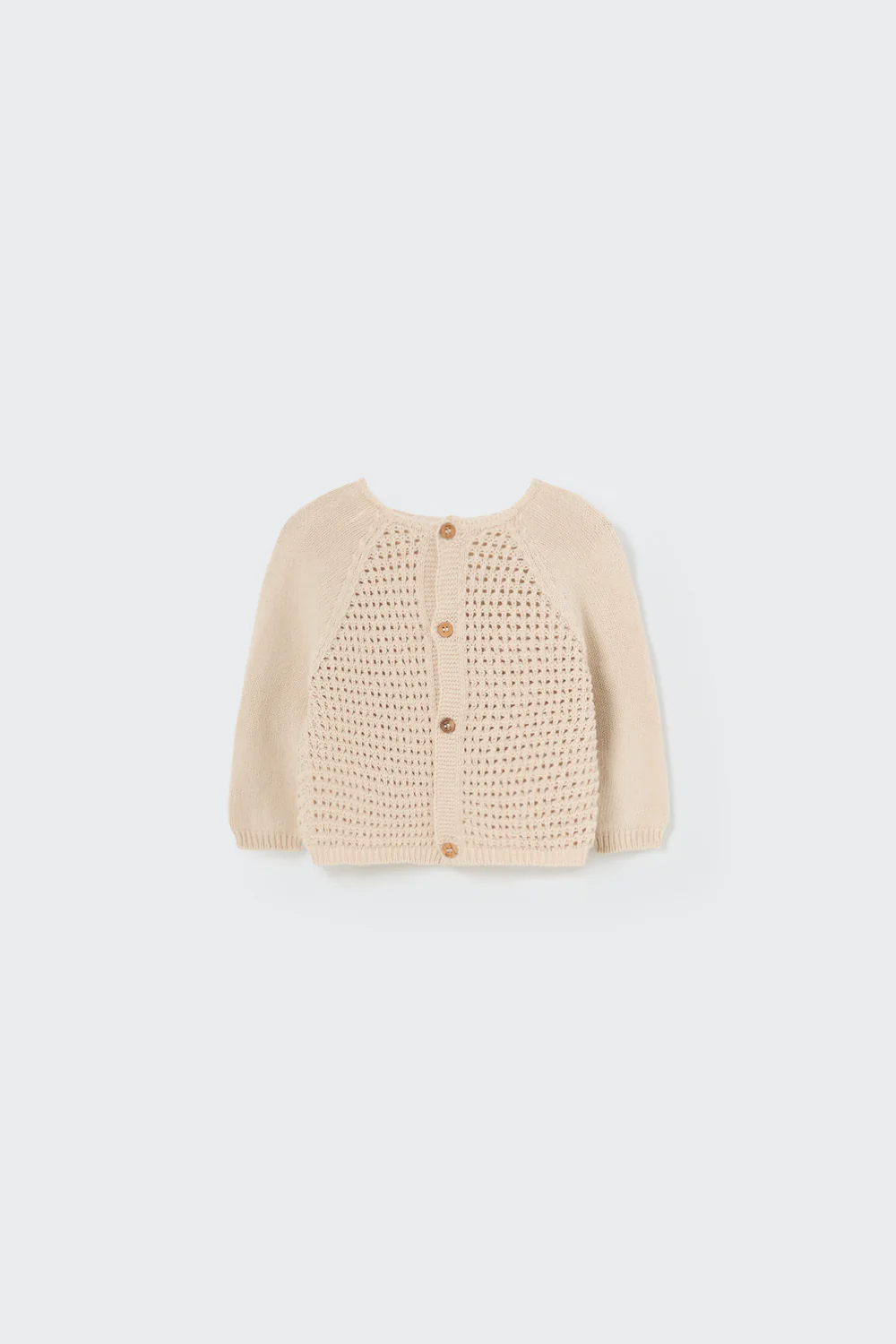 TRICOT COTTON NEWBORN CARDIGAN - NOE - Image 2