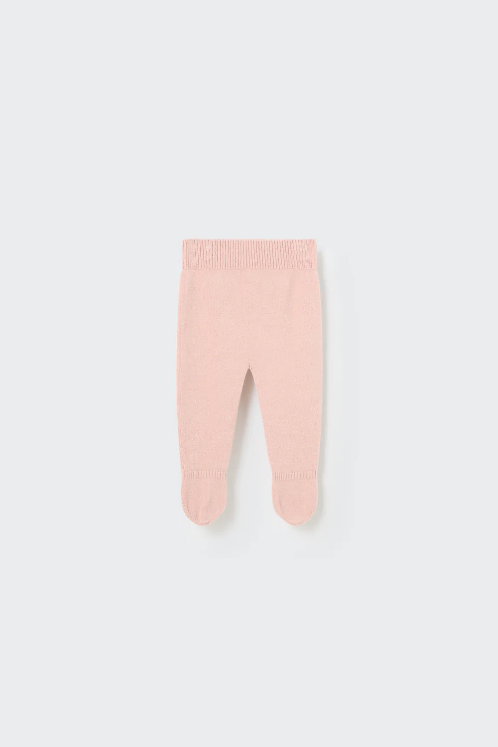 TRICOT VISCOSE NEWBORN FOOTED PANTS - Image 2