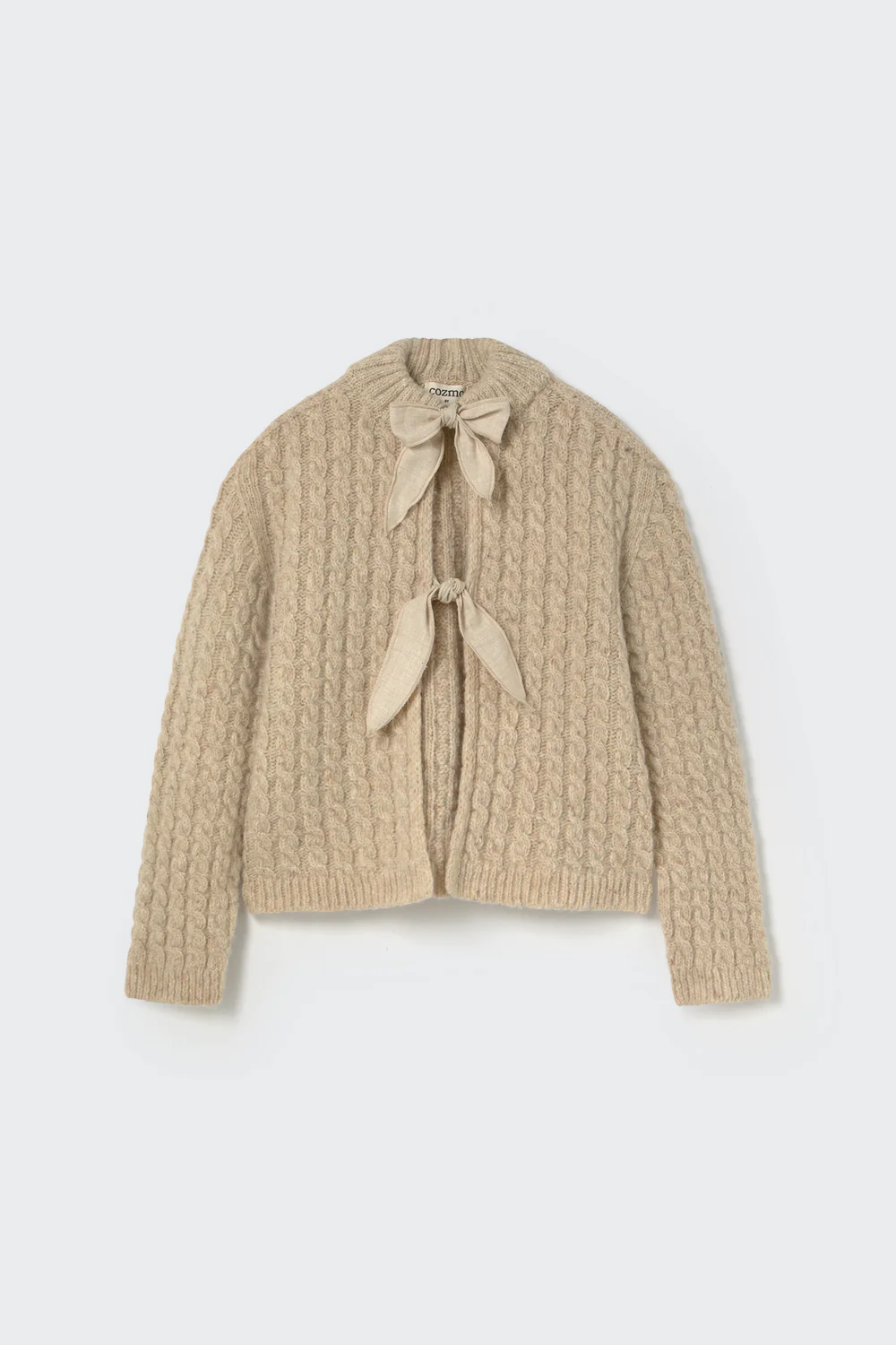 Tweed Tricot Bows Cardigan - Martinique - Image 5