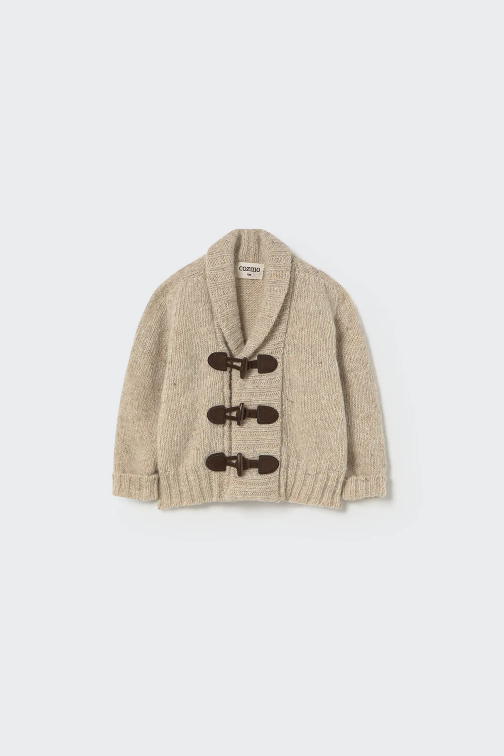 Tweed Tricot Collar Baby Cardigan - Laos - Image 3