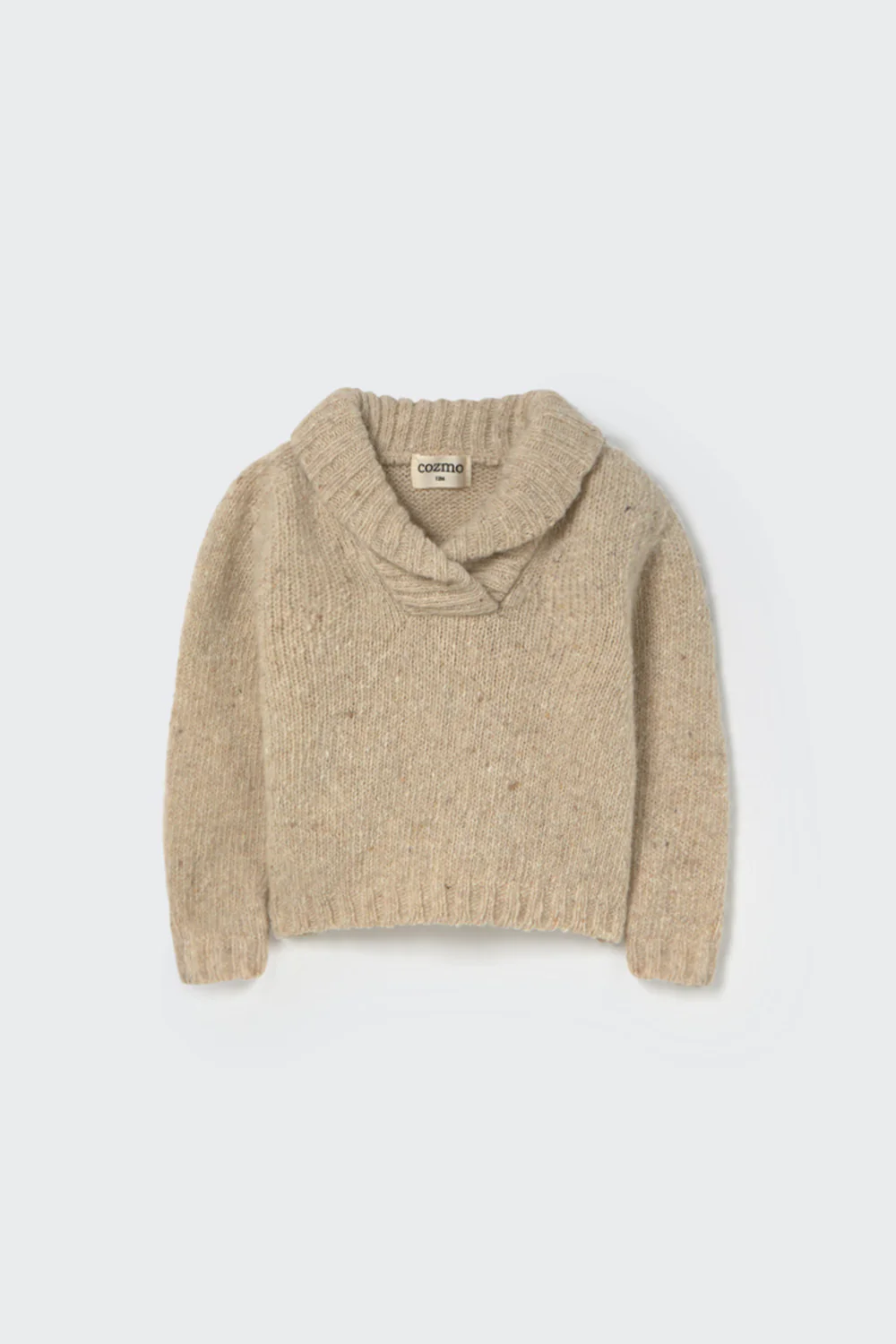 Tweed Tricot Collar Baby Sweater - Palermo - Image 5