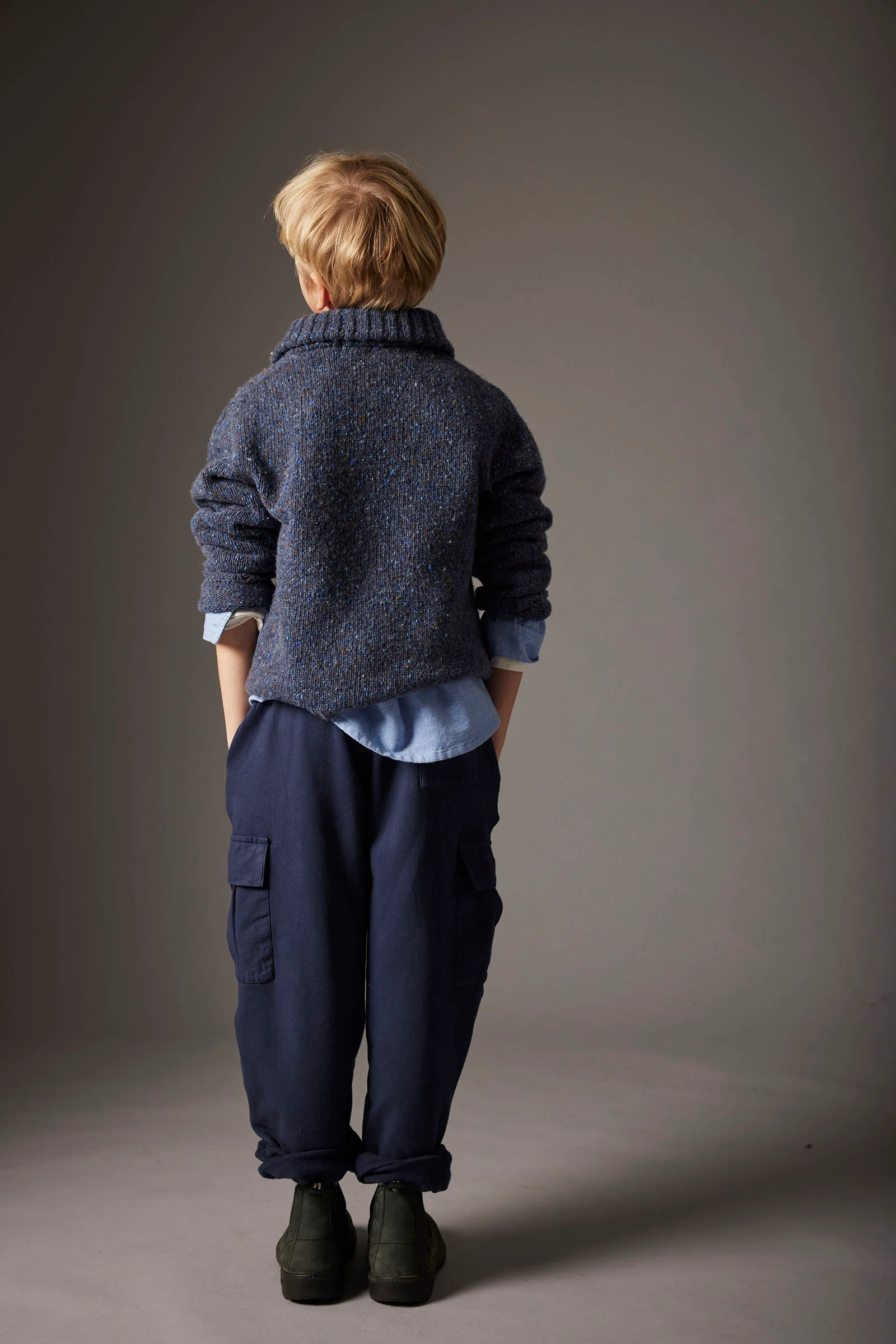 Tweed Tricot Collar Sweater - Palermo - Image 5