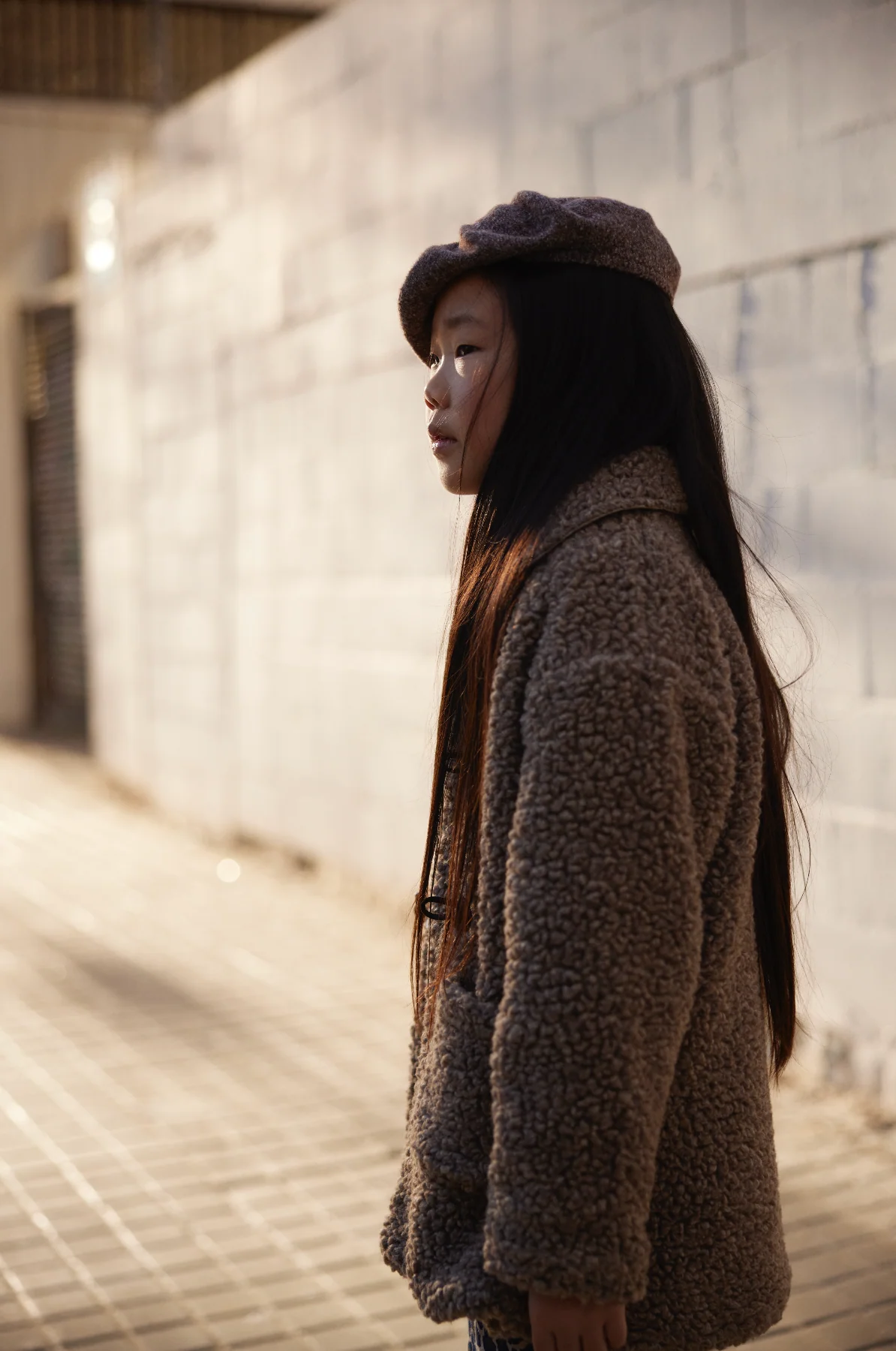 Tweed Tricot Beret - Marais - Image 2