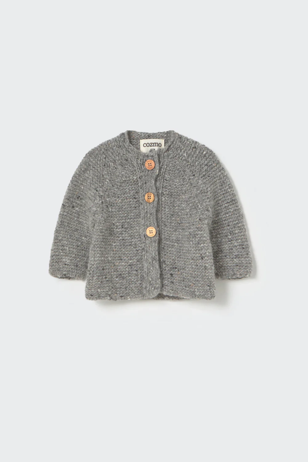 Tweed Tricot Newborn Cardigan - Rio - Image 2