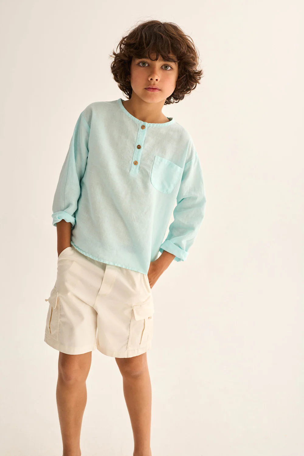 Twill Cargo Bermuda Shorts - Image 5