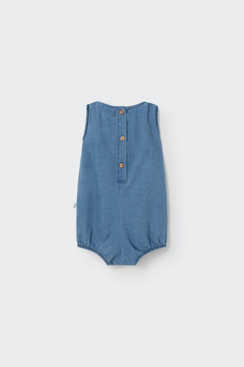 TWILL DENIM BABY ROMPER - GIO - Image 3